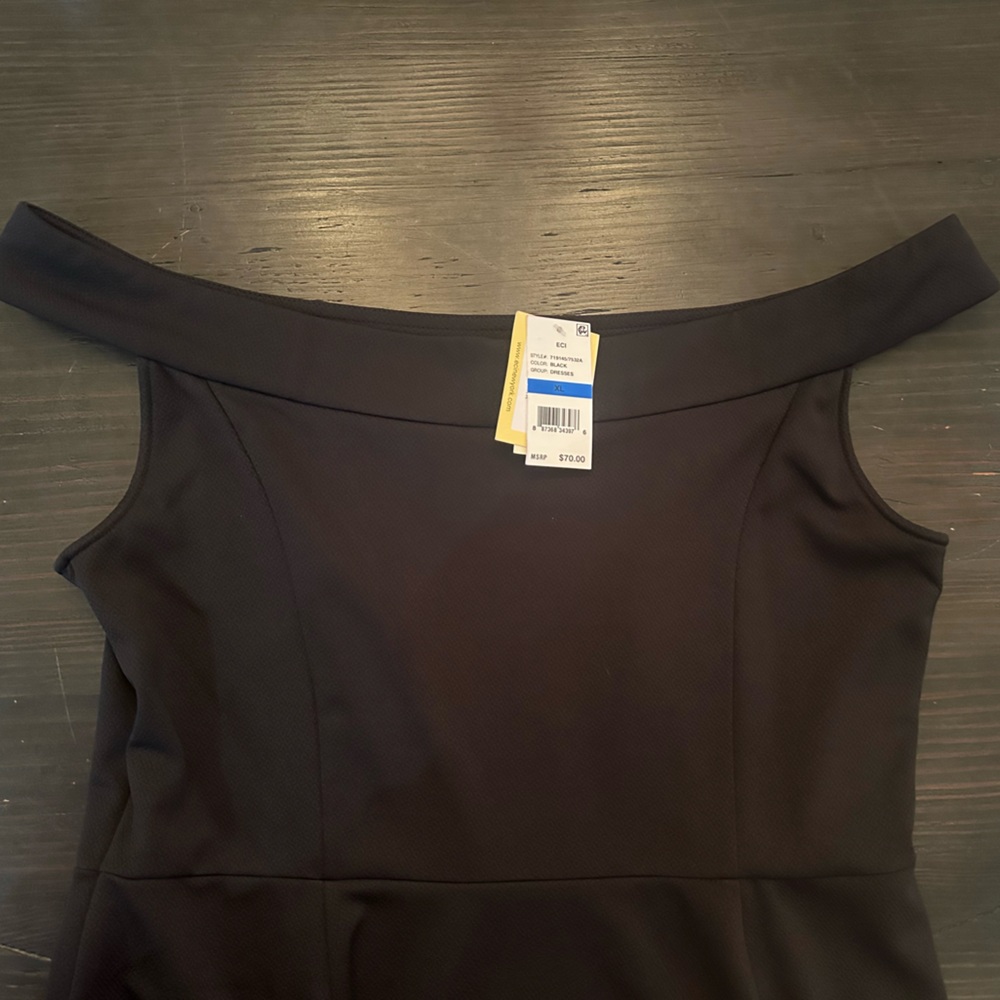 Off the shoulder little black dress NWT